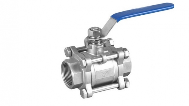 Van bi inox 3 mảnh nối ren